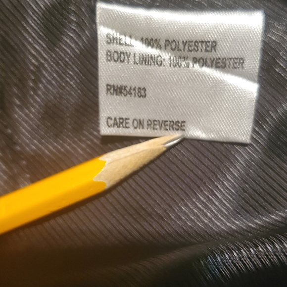 Calvin Klein Classic Black Double-Breasted Trench Coat - Picture 13 of 15